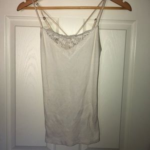 White Spaghetti Strap Top